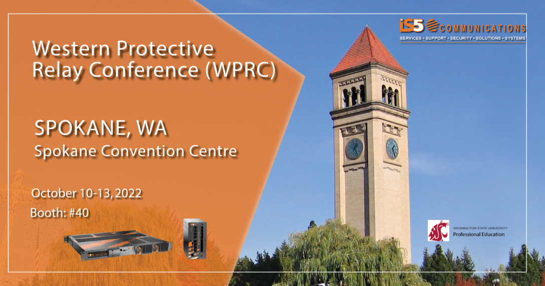 Western Protective Relay Conference (WPRC) iS5 Communications